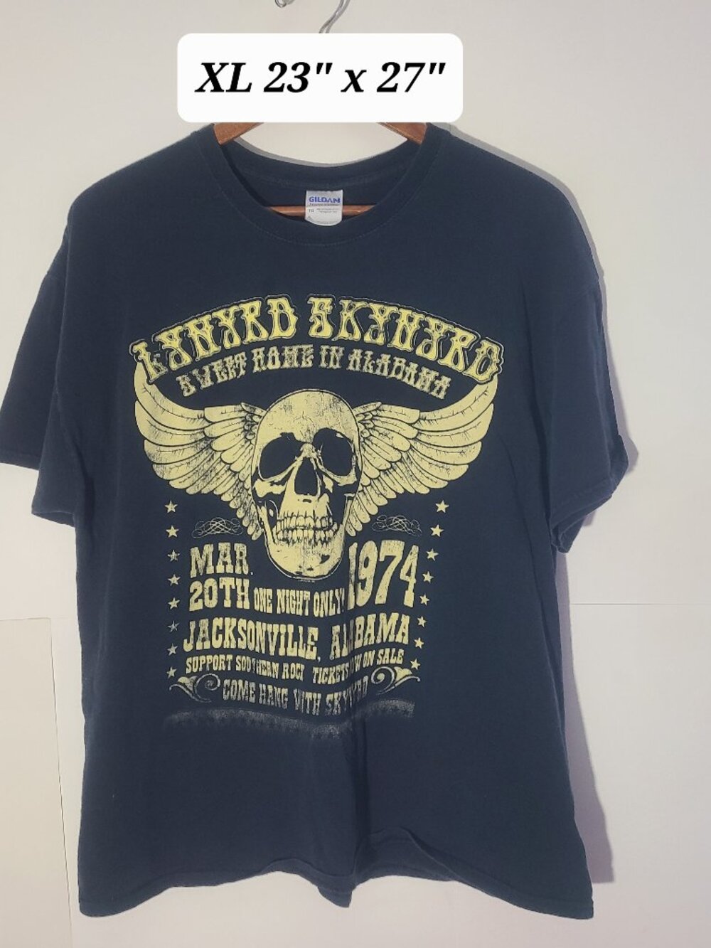 Lynard Skynard "Sweet Home in Alabama" 2011 XL Black T-Shirt Southern Rock